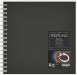 Carnet de croquis Blackbook 190g/m² spiralé - 40 feuilles - 4 formats