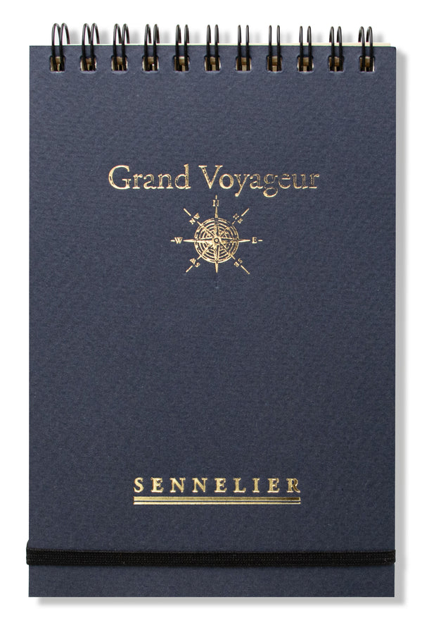 Carnet de voyage - 90g/m² - 65 feuilles - Grain léger - 10 x 15 cm - Spiralé