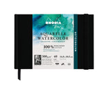 Carnet Aquarelle Rhodia Touch - A6 - Paysage - 40 pages - 300g/m² - 100% coton - Grain fin