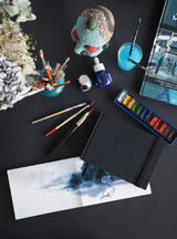 Carnet Aquarelle Rhodia Touch - A6 - Paysage - 40 pages - 300g/m² - 100% coton - Grain fin