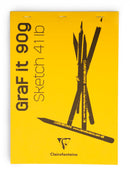 Bloc papier Graf'It sketch agrafé - 80 feuilles - 90gr/m² - Format A6