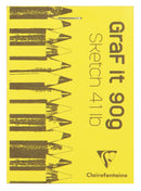 Bloc papier Graf'It sketch agrafé - 80 feuilles - 90gr/m² - Format A5