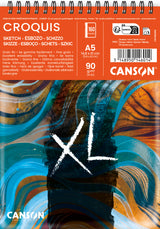 Album de dessin XL croquis Waves A5 - 80 feuilles - 90gr - Canson
