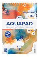 Bloc spiralé Aquapad - 25 feuilles - 300gr/m² - 3 formats