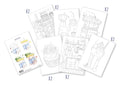 Bloc aquarelle pré-dessiné Aquapad - A5 - 15 feuilles 300gr - "Gourmandises" - Clairefontaine
