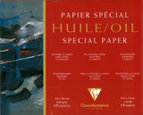 Bloc huile - 15 feuilles - 240g/m² - Collé 4 côtés - 3 formats