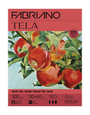 Bloc Huile TELA - 300g/m² - 10 feuilles - 3 tailles - Fabriano