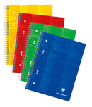 Cahier Studium A5+ -160 pages-Quadrillé 5x5-Reliure intégrale- perforé 6 trous