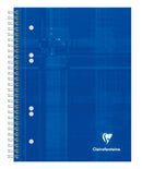 Cahier Studium A5+ -160 pages-Quadrillé 5x5-Reliure intégrale- perforé 6 trous