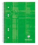 Cahier Studium A5+ -160 pages-Quadrillé 5x5-Reliure intégrale- perforé 6 trous