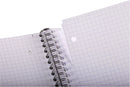 Cahier Studium A4+ -160 pages-Quadrillé 5x5-Reliure intégrale- perforé 4 trous