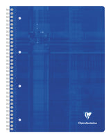 Cahier Studium A4+ -160 pages-Quadrillé 5x5-Reliure intégrale- perforé 4 trous