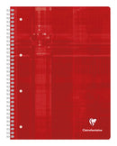 Cahier Studium A4+ -160 pages-Quadrillé 5x5-Reliure intégrale- perforé 4 trous