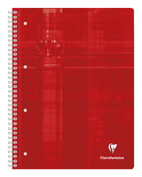 Cahier Studium A4+ -160 pages-Quadrillé 5x5-Reliure intégrale- perforé 4 trous