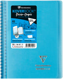 Carnet dessin/croquis KOVERBOOK reliure intégrale enveloppante A5-100 pages papier blanc 125gr couverture polypropylène