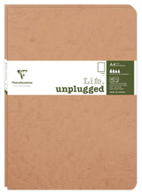 Lot de 2 cahiers piqués AGE BAG A4 96 pages unis - Couverture tabac