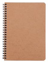 Cahier spiralé AGE BAG A5 100 pages petits carreaux 5x5 - Couverture tabac