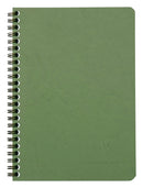 Cahier spiralé AGE BAG A5 100 pages petits carreaux 5x5 - Couverture verte