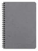 Cahier spiralé AGE BAG A5 100 pages petits carreaux 5x5 - Couverture grise