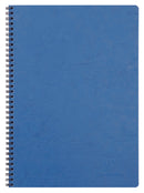 Cahier spiralé AGE BAG A4 100 pages petits carreaux 5x5 - Couverture bleue