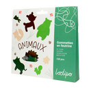 Formes en feutrine adhésive - 7 motifs différents - Sachet de 150 pièces en 10 couleurs assorties