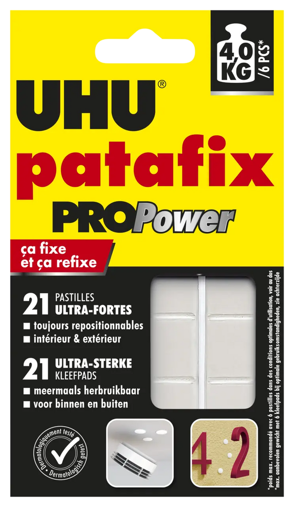 Pâte adhésive patafix propower