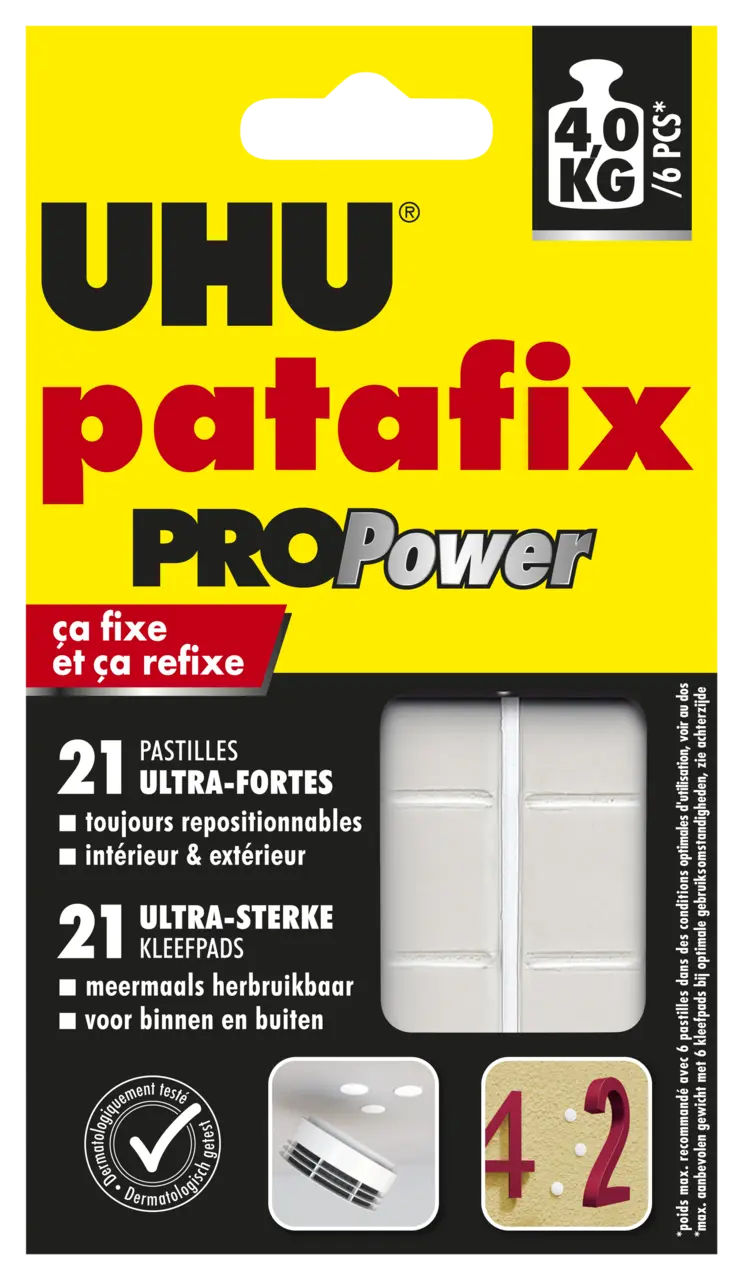 Pâte adhésive patafix propower