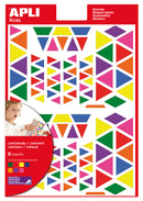 Gommettes repositionnables triangulaires - 6 couleurs