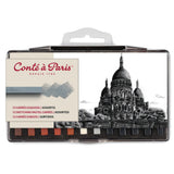 Coffret 12 carrés esquisse assortis