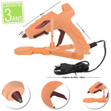 Pistolet Cléo'GUN FIX SECURE + station + 10 bâtons recharges + 2 pinces