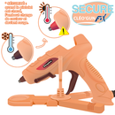 Pistolet Cléo'GUN FIX SECURE + station + 10 bâtons recharges + 2 pinces