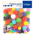 Pompons à trous x100