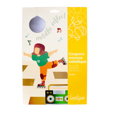 Mousses adhésives couleurs métalliques