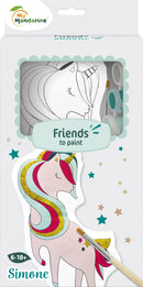 Les amis à peindre : Simone la Licorne
