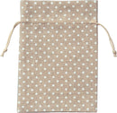 Sachet en tissu avec impression de motif, 3 tailles