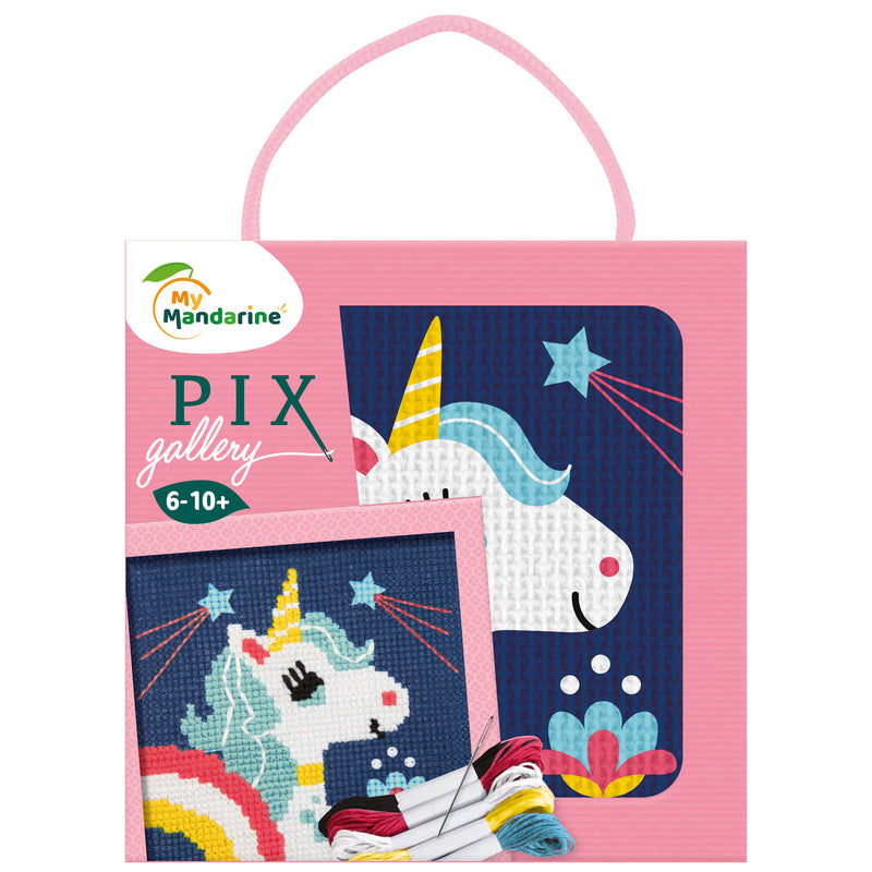 Kit point de croix Pix'Gallery Licorne