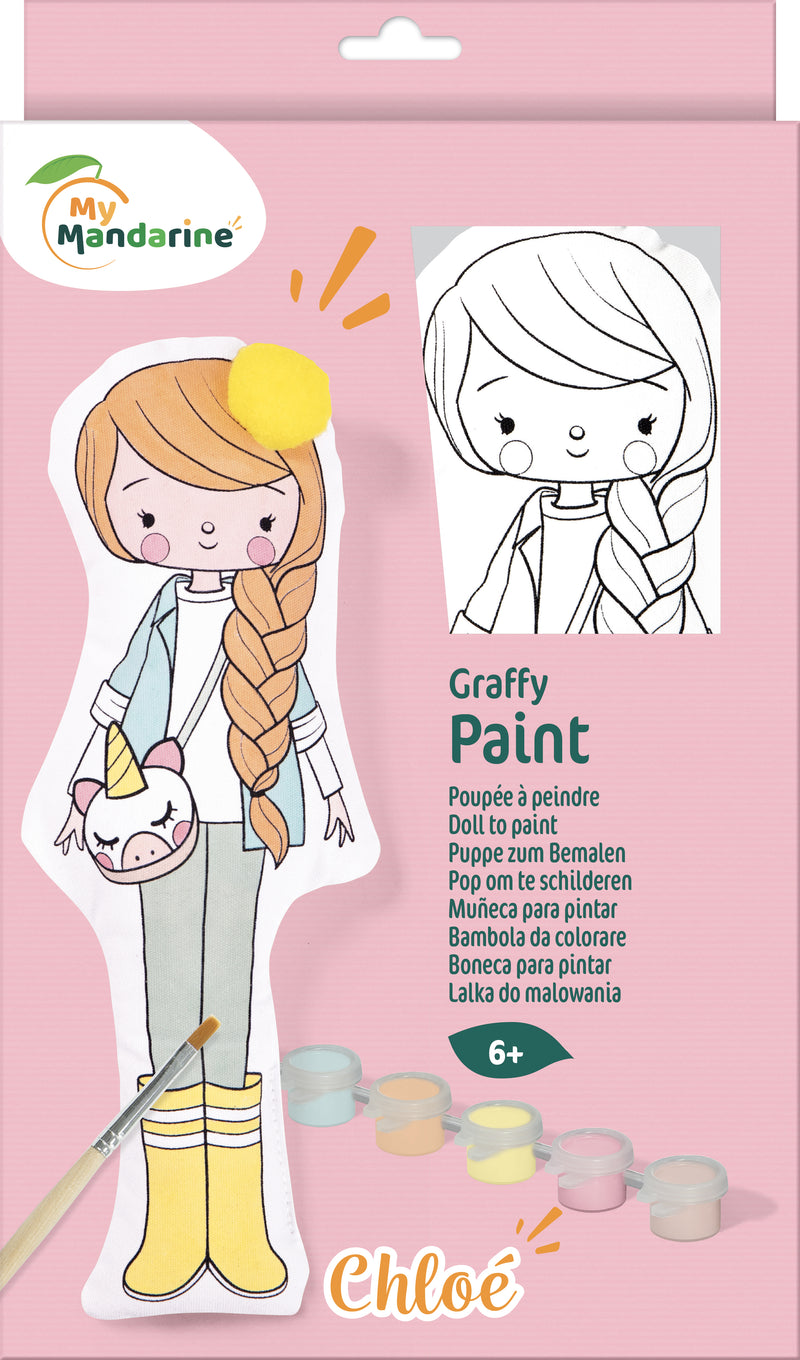 Poupée à peindre Chloé