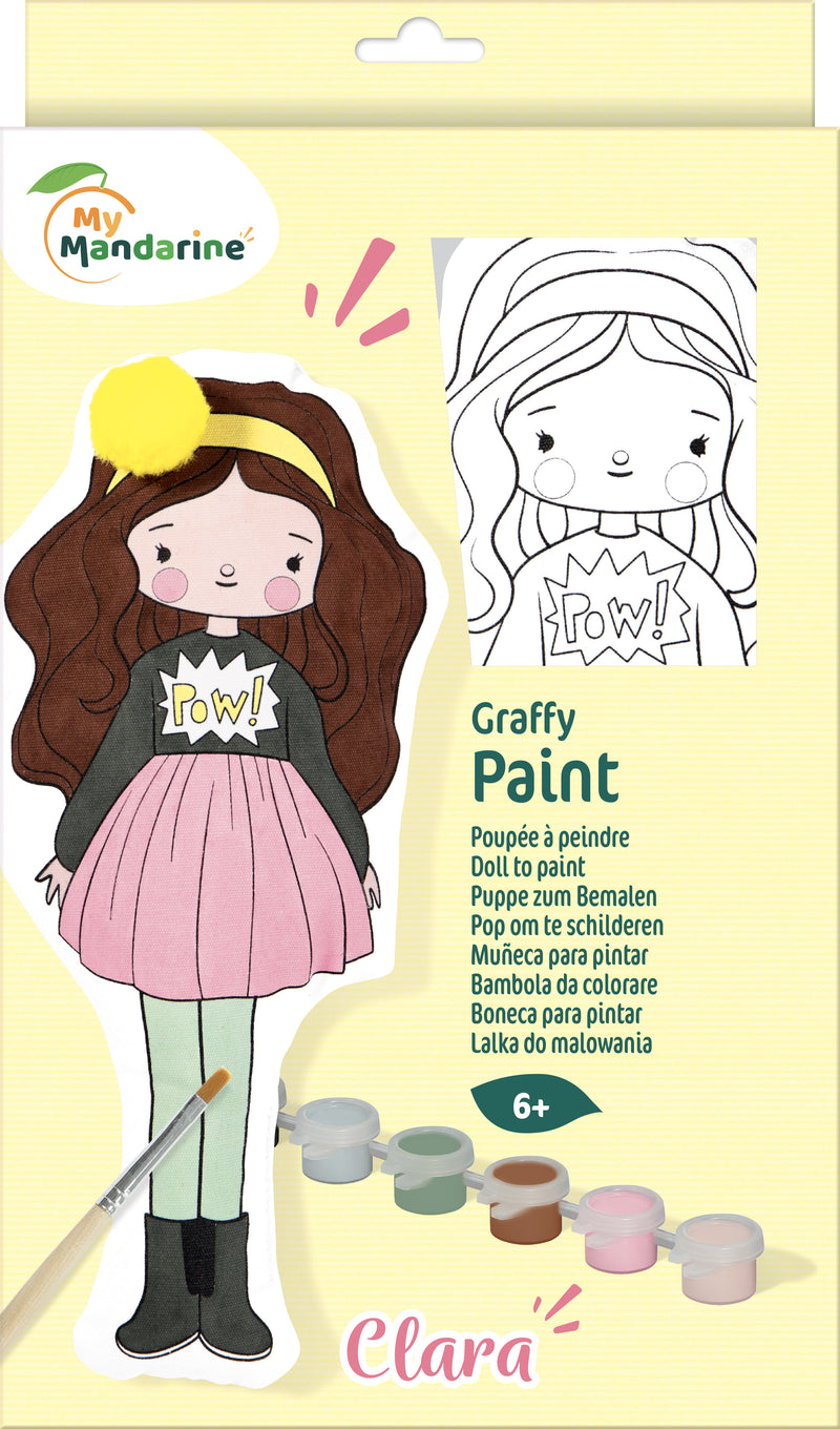 Poupée à peindre Clara