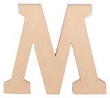 Lettre en papier mâché