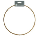 Anneau métallique + corde naturelle 25 cm - H+R The wire-man