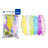 Assortiment plumes de dinde pastel (x300)