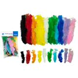 Assortiment plumes de dinde multicolore (x300)