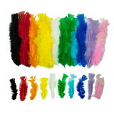 Assortiment plumes de dinde multicolore (x300)