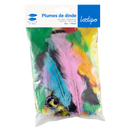 Assortiment plumes de dinde multicolore (x300)