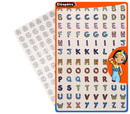 Gommettes Alphabet- 192 pièces