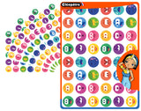 Gommettes Smileys - 192 pièces