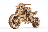 Kit maquette à construire Ugears Moto Scrambler avec side-car