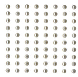 80 perles adhésives ivoire