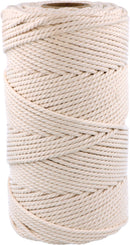 Corde coton écru 3 mm x 60 m - 250gr