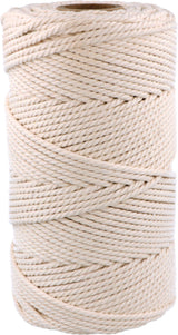 Corde coton écru 3 mm x 60 m - 250gr